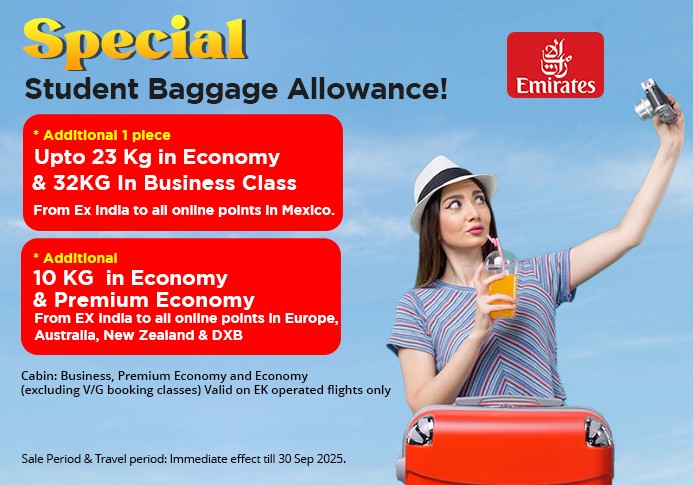 Emirates student offer