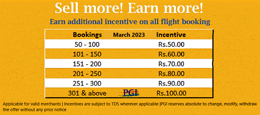 Flight offer March 23