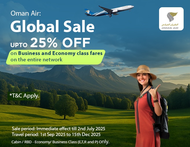 Oman air global sale