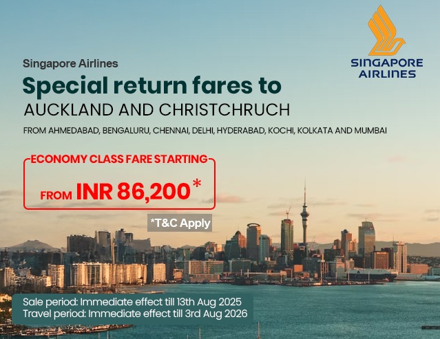 Singapore special return fare